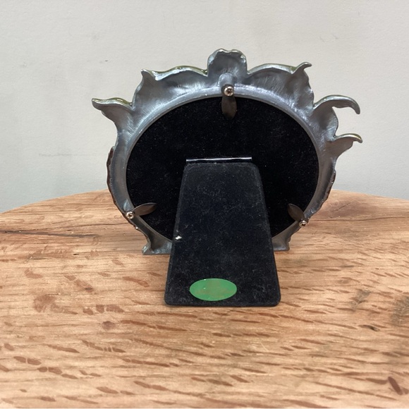 Vintage & Beautiful Ashleigh Manor Pewter Crafted Picture Frame - Palms / Stones - Picture 7 of 12